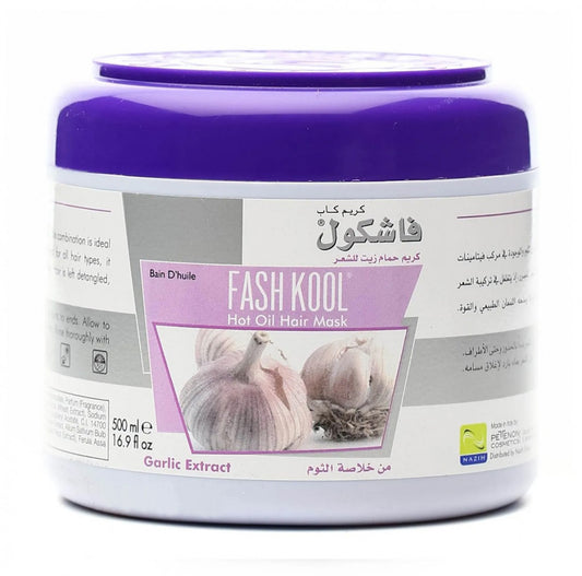 FASH KOOL HOT OIL HAIR MASK GARLIC EXTRACT 500 ML