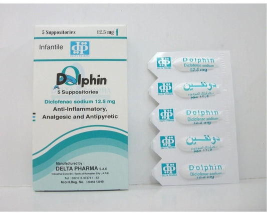 DOLPHIN 12.5 MG INF 10 SUPP