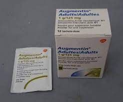 AUGMENTIN 1 GM /125 MG ADULTS 12 SACHETS