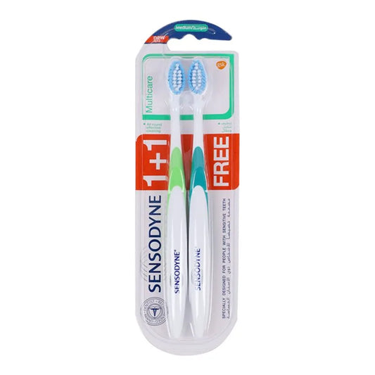 SENSODYNE MULTI CARE MEDIUM (1+1) FREE فرشاة