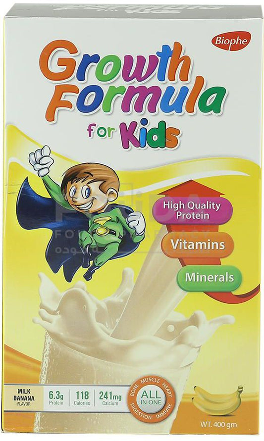GROWTH FORMULA FOR KIDS 400GM (BANANA FLAVOUR)