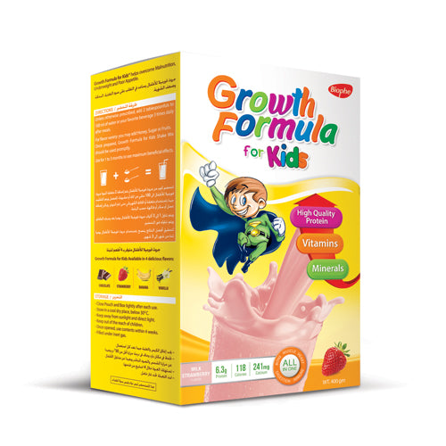 GROWTH FORMULA FOR KIDS 400 GM (STRAWBERRY)