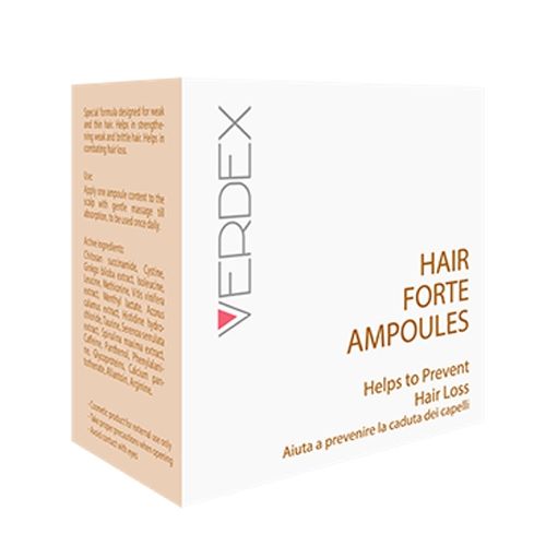 VERDEX PRIME HAIR FORTE AMPOULES 12 X 5ML