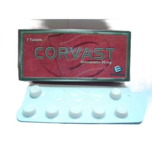 Corvast 80 Mg 7 Tab