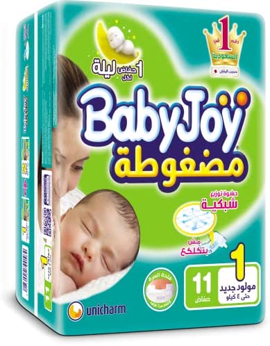 BABYJOY 1 NEW BORN (UP TO 4 KG) 11 PCS