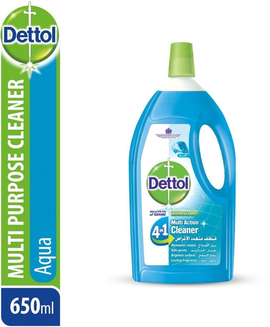 DETTOL DISINFECTANT 4IN1 CLEANER AQUA 650 ML