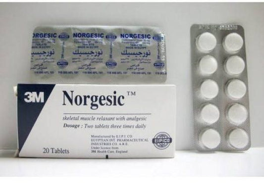 NORGESIC 3 MG 20 TAB
