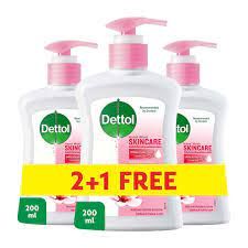 ديتول غسول لليدين للعناية بالبشرة 200 مل (2+1) مجانآ