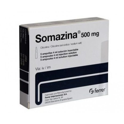 SOMAZINA 500 MG 5 AMP 4 ML