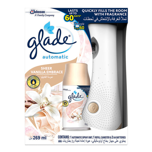 GLADE SHEER VANILLA EMBACE 20ML جهاز وغيار