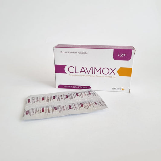 CLAVIMOX 1 MG 16 TAB