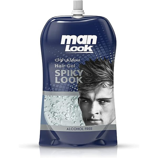 MAN LOOK GEL SPIKY LOOK 250G فضي وفر 6