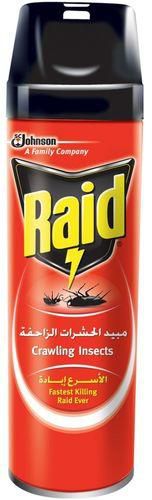 Raid Roach Crawling Insect Killer 300Ml Red Off25