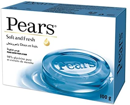 Pears Soap Soft And Fresh 125G ازرق
