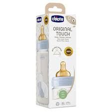 CHICCO ORIGINAL TOUCH 240ML ببرونة زجاج روز 21847
