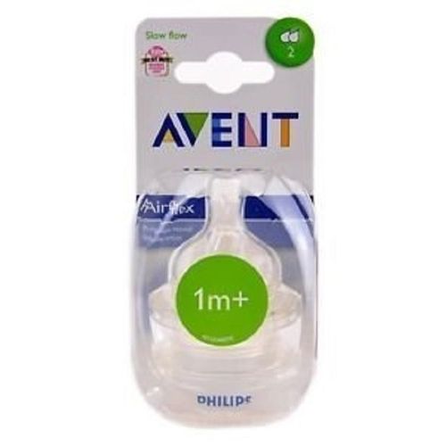AVENT NATURAL NIPPLE 1M+ SCF042/27 حلمة تدفق بطىء
