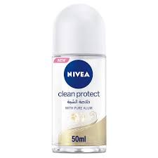 NIVEA DEOD ROLL ON (CLEAN PROTECT ALUM) 50ML