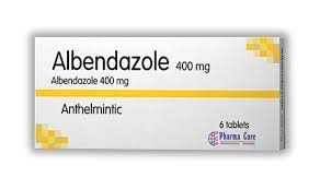 ALBENDAZOLE 400 MG 6TAB
