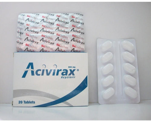ACIVIRAX ACYCLOVIR 800MG 20TAB