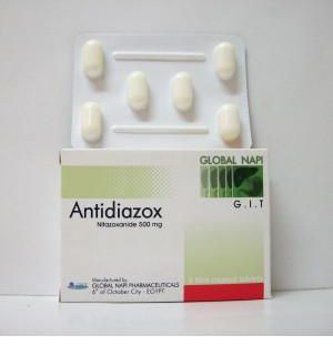ANTIDIAZOX 500 MG 12 TAB