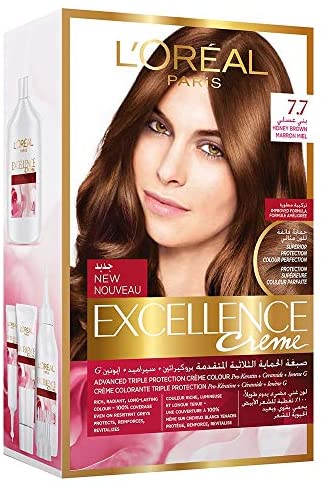 لوريال إكسيلنس كريم 7.7 بني عسلي فاتح 15