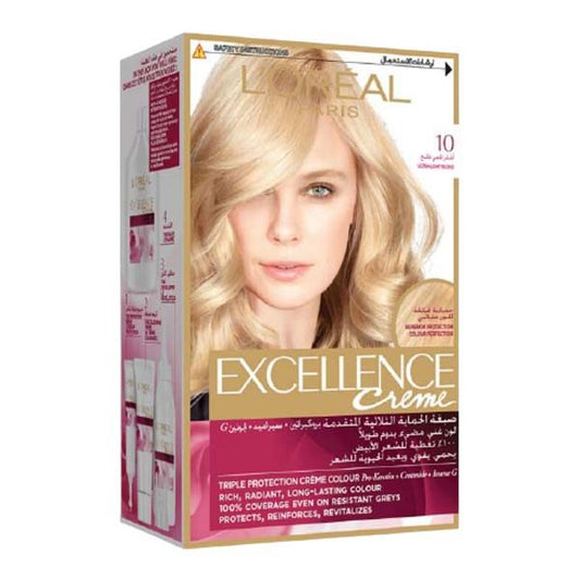 LOREAL EXCELLENCE CREME 10 BLONDE ULTRA خصم