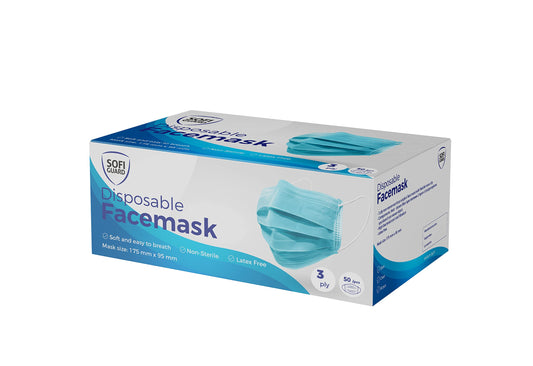 SOFI GUARD FACE MASK 50 PCS (مغلفة)