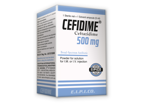Cefidime 500 Gm 1 Vial