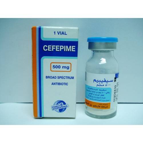 CEFEPIME 500 MG 1 VIAL