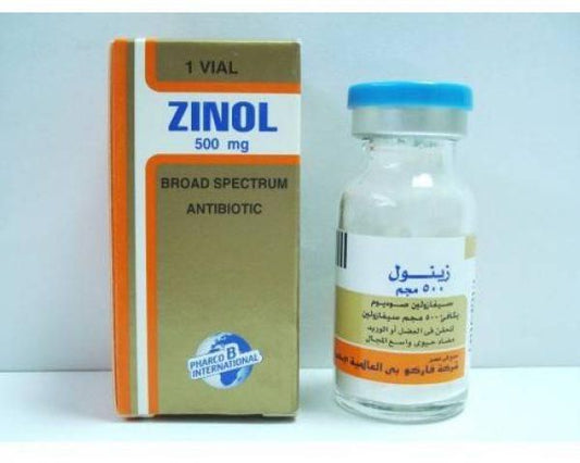 ZINOL 500 MG 1 VIAL