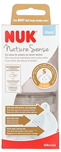 NUK BABY NATURE SENSE GLASS 120 ML (7590)