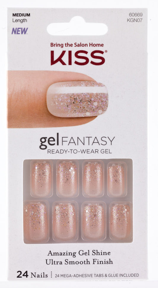 KISS GEL FANTASY (KGN07) 24 NAILS