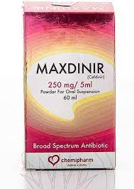 MAXDINIR 250MG/5ML 60ML SUSP