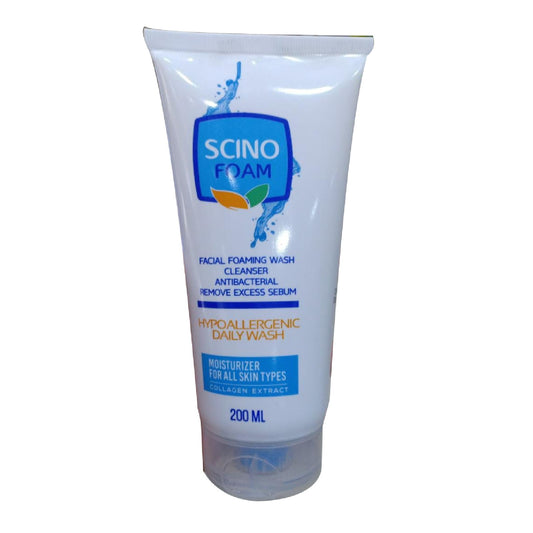 Scino Foam Facial Wash Hypo Allergenic 200Ml
