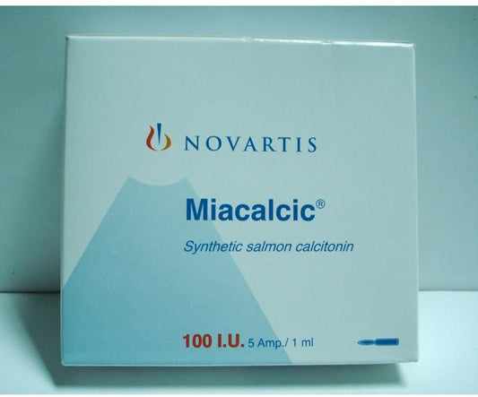 MIACALCIC 100 I.U 5 AMP 1 ML