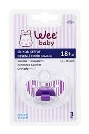 WEE BABY TRANSPAR PATTER SOOTHER 837 سكاتة