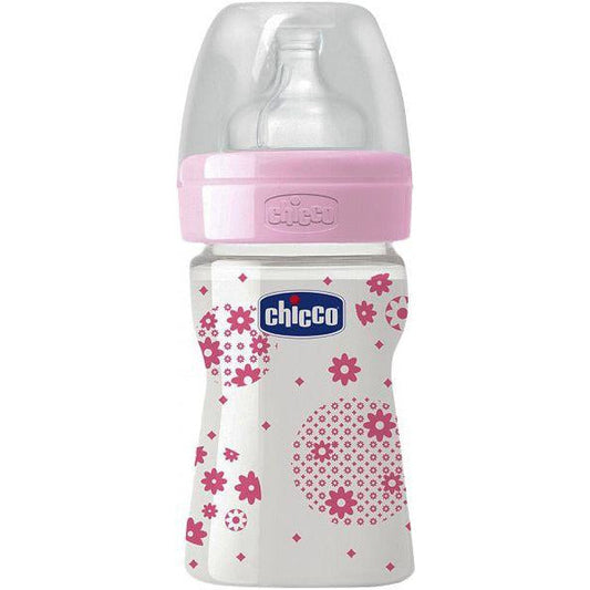 CHICCO BOTTLE WELL BEING +0 GIRLE 150ML 58617