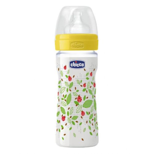 CHICCO BOTTLE WELL BEING YELLOW +2 250ML 58662