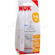 NUK GLASS SILICONE M 120ML CO-854