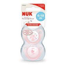 NUK ROSE & BLUE 6-18M 792