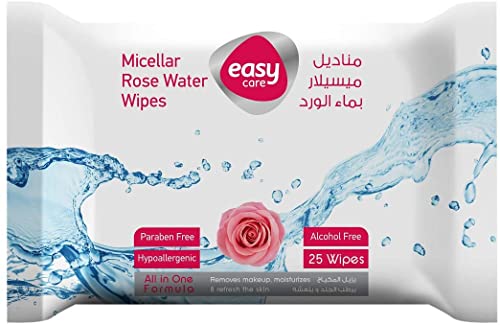 إيزي ميسيلار ماء الورد 25 منديلًا