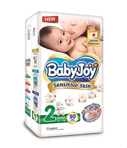 BABYJOY (PREMIUM SMALL 2) 50PCS (3.5 - 7KG)