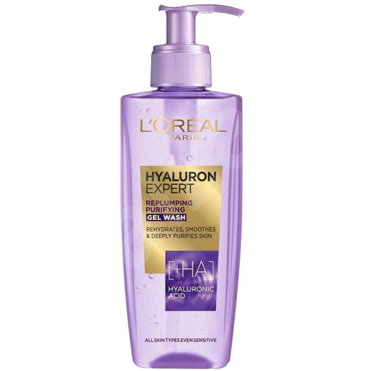 LOREAL HYALURON REPLUMPING GEL WASH 200ML