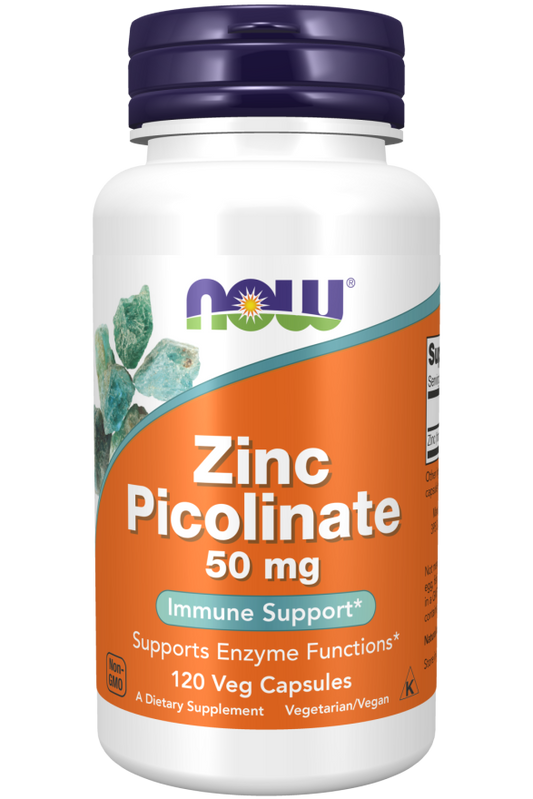 NOW ZINC PICOLINATE 50MG 120CAP