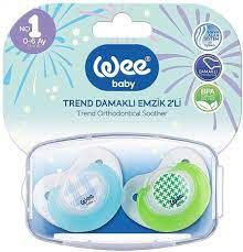 WE BABY TREND ORTHODONTICAL SOOTHER 2P (155) سكاتة