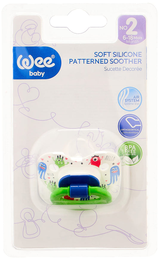 WE BABY SOFT SILICONE PATT SOOTHER (834-F) سكاتة