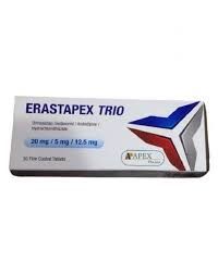 ERASTAPEX TRIO 20MG /5MG /12.5MG 30 TAB