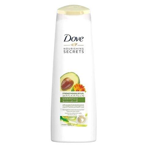 DOVE SHAMPOO STRENGTH AVOCADO 400ML خصم 15ج