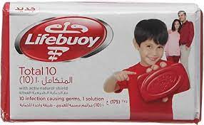 صابون لايف بوي 75 جرام عرض قطعتين 10 لتر