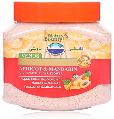 Natures Bounty Venos ApricotMandarin Scrub 300Ml
